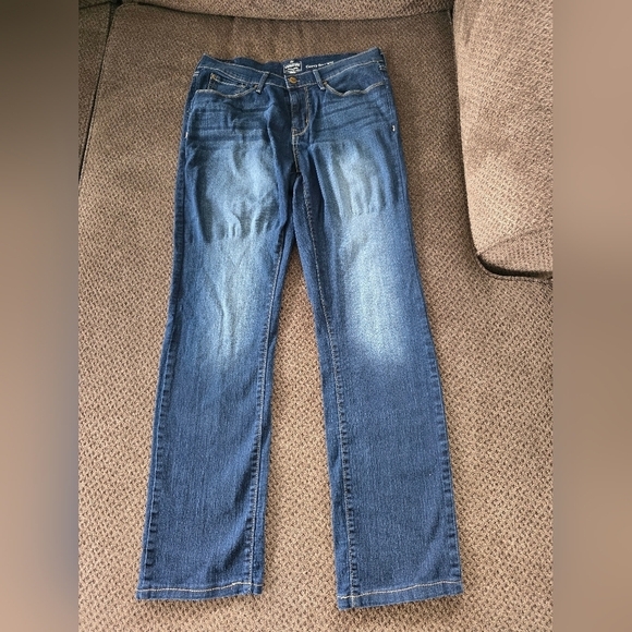 Levi Strauss Jeans Womens Straight-Leg 30×30 Light Washed Blue Mid Rise Curvy - Picture 3 of 12